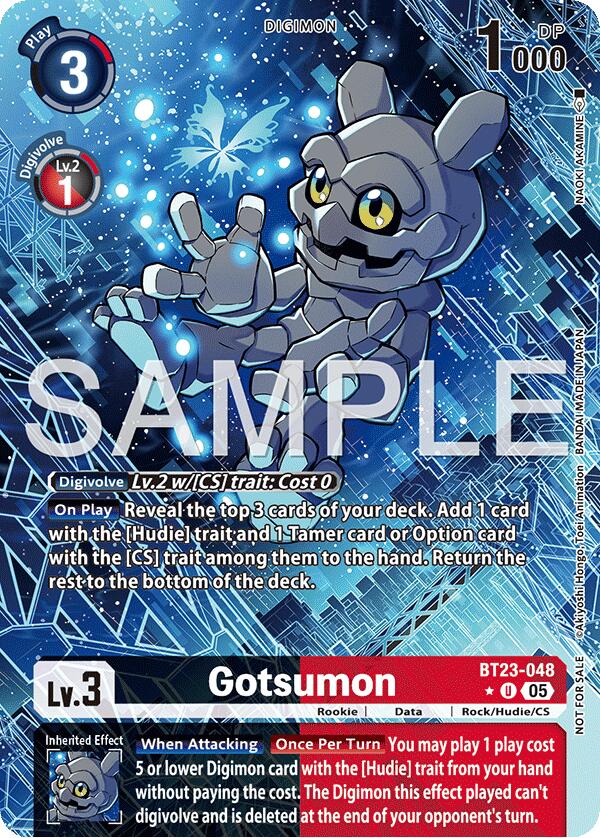 Gotsumon [BT23-048] (Alternate Art) [Hackers' Slumber] | Clutch Gaming