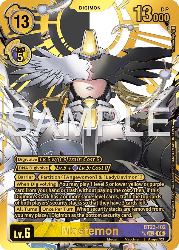 Mastemon [BT23-102] (Rare Pull) [Hackers' Slumber] | Clutch Gaming