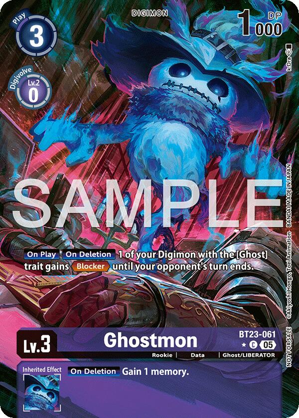 Ghostmon [BT23-061] (Hacker's Slumber Box Promotion Pack) [Hackers' Slumber] | Clutch Gaming
