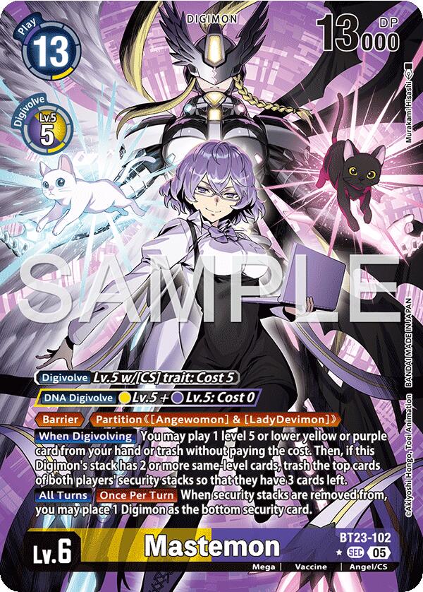 Mastemon [BT23-102] (Alternate Art) [Hackers' Slumber] | Clutch Gaming
