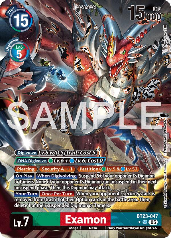 Examon [BT23-047SR] (Alternate Art) [Hackers' Slumber] | Clutch Gaming