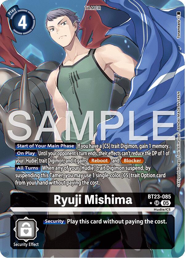 Ryuji Mishima [BT23-085] (Alternate Art) [Hackers' Slumber] | Clutch Gaming