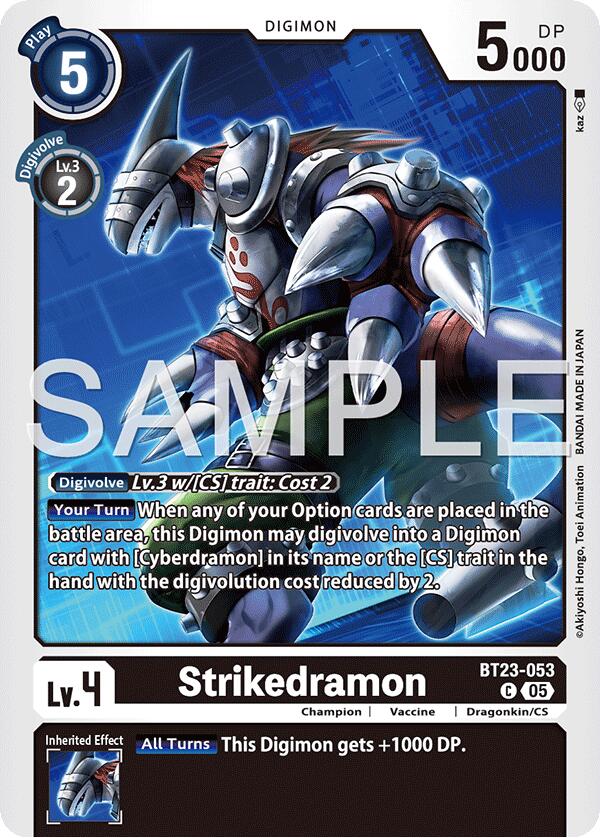 Strikedramon [BT23-053] [Hackers' Slumber] | Clutch Gaming
