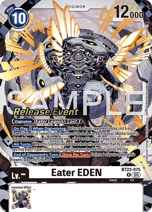 Eater EDEN [BT23-075] [Hackers' Slumber Release Event Cards] | Clutch Gaming