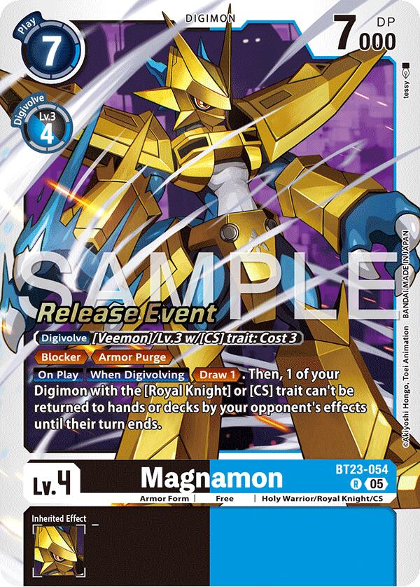 Magnamon [BT23-054] [Hackers' Slumber Release Event Cards] | Clutch Gaming
