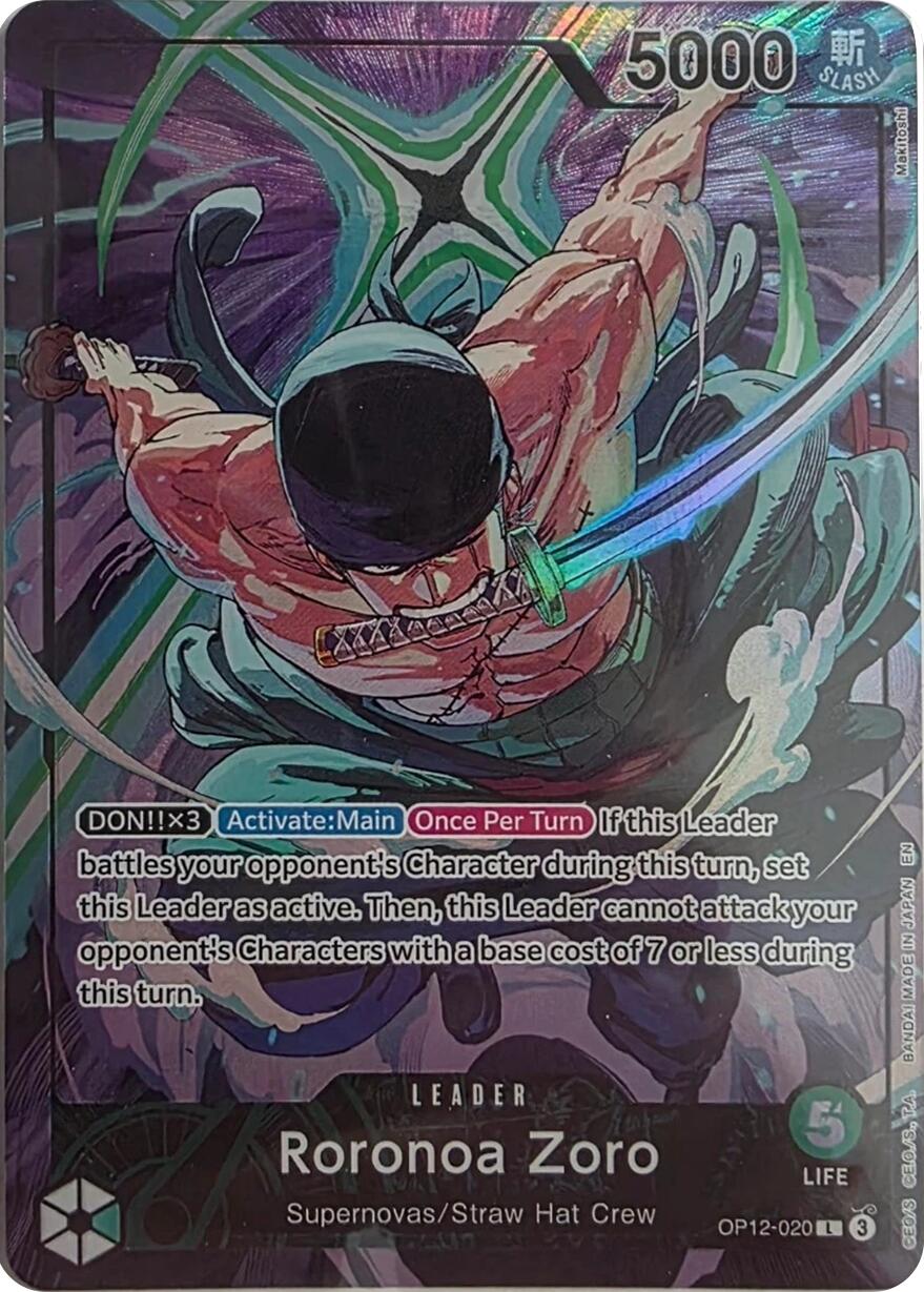 Roronoa Zoro (OP12-020) (Official Playmat Limited Edition Vol.4) [One Piece Promotion Cards] | Clutch Gaming