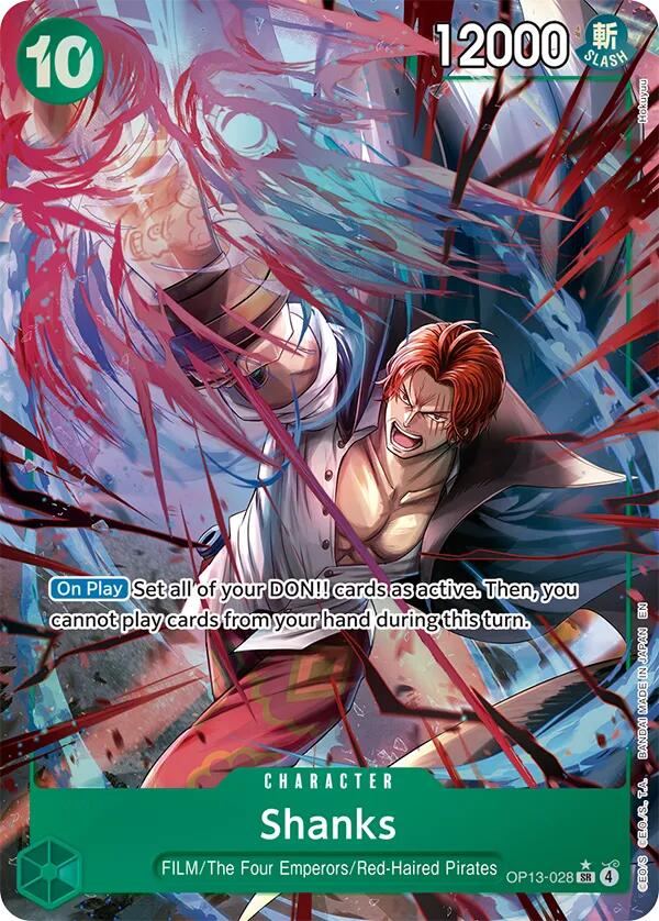 Shanks (Alternate Art) [Carrying On His Will] | Clutch Gaming