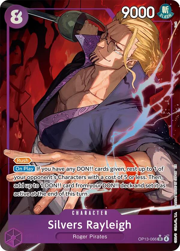 Silvers Rayleigh (Alternate Art) [Carrying On His Will] | Clutch Gaming