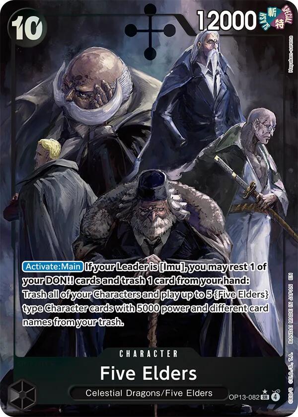 Five Elders (Alternate Art) [Carrying On His Will] | Clutch Gaming