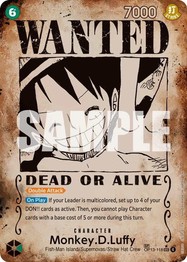 Monkey.D.Luffy (Wanted Poster) [Carrying On His Will] | Clutch Gaming