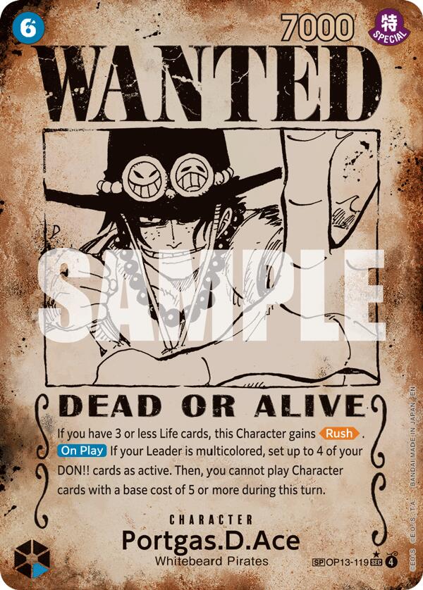 Portgas.D.Ace (Wanted Poster) [Carrying On His Will] | Clutch Gaming