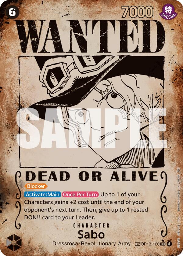 Sabo (Wanted Poster) [Carrying On His Will] | Clutch Gaming