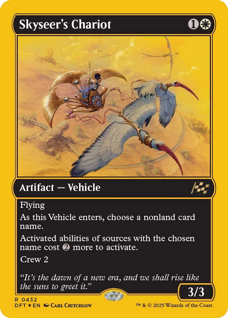 Skyseer's Chariot (First-Place Foil) [Aetherdrift] | Clutch Gaming