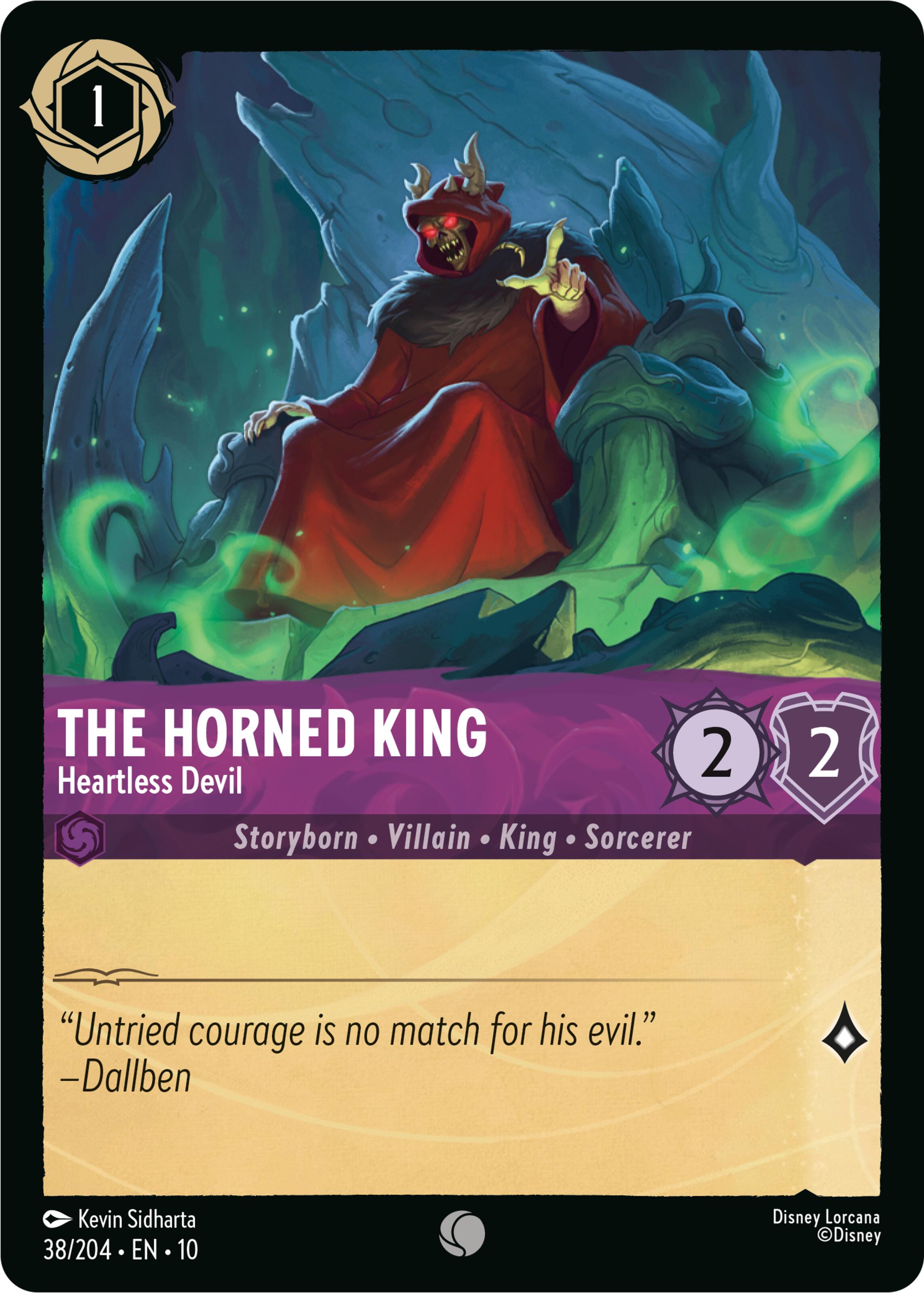 The Horned King - Heartless Devil (38/204) [Whispers in the Well] | Clutch Gaming