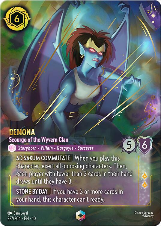 Demona - Scourge of the Wyvern Clan (Enchanted) (227/204) [Whispers in the Well] | Clutch Gaming