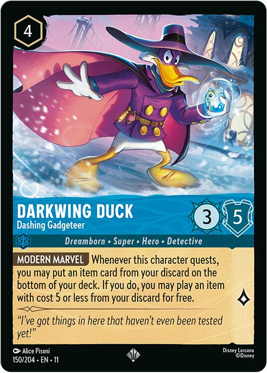 Darkwing Duck - Dashing Gadgeteer (150/204) [Winterspell] | Clutch Gaming