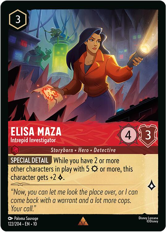 Elisa Maza - Intrepid Investigator (122/204) [Whispers in the Well] | Clutch Gaming