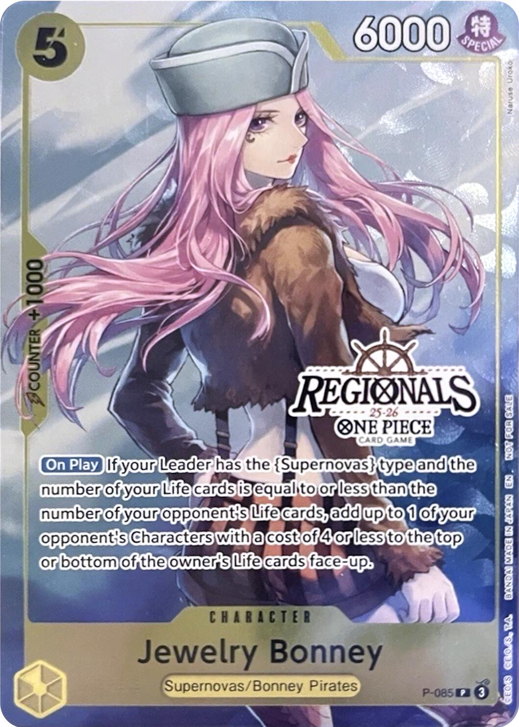 Jewelry Bonney (CS 25-26 Regionals Textured Chase Promo) [One Piece Promotion Cards] | Clutch Gaming