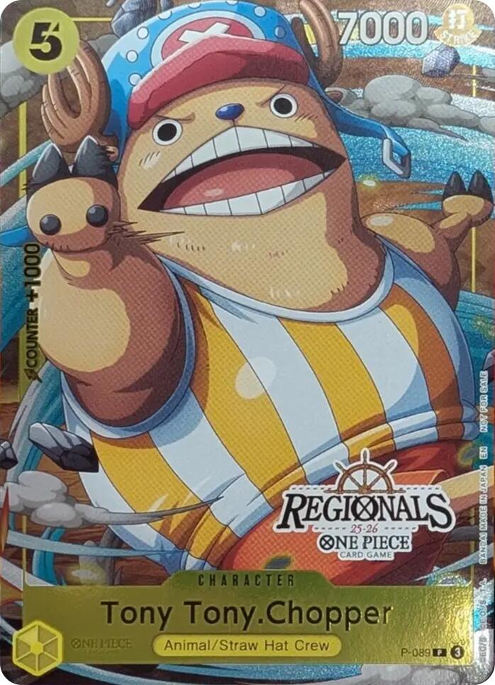 Tony Tony.Chopper (CS 25-26 Regionals Textured Chase Promo) [One Piece Promotion Cards] | Clutch Gaming