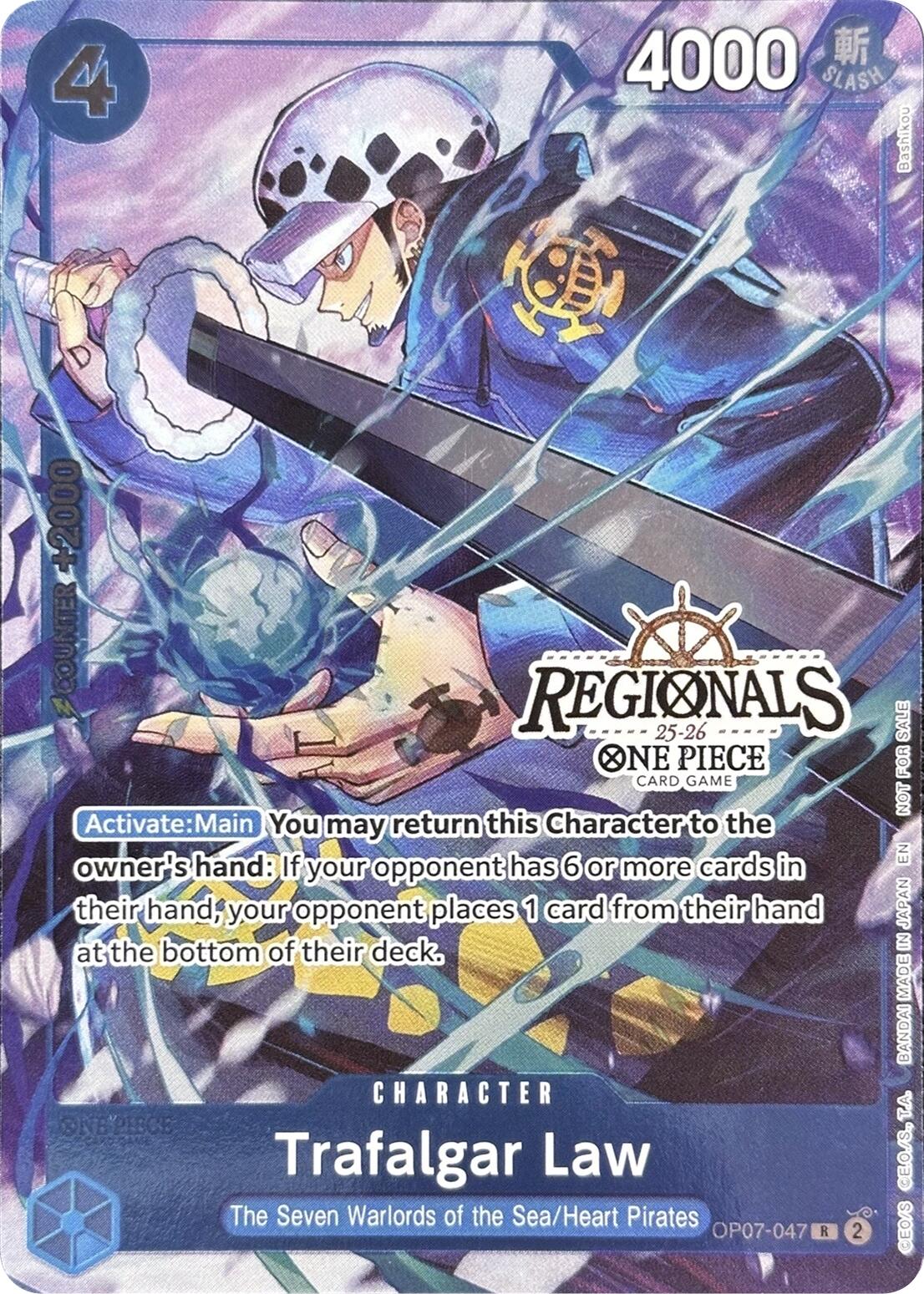 Trafalgar Law (CS 25-26 Regionals Textured Chase Promo) [One Piece Promotion Cards] | Clutch Gaming
