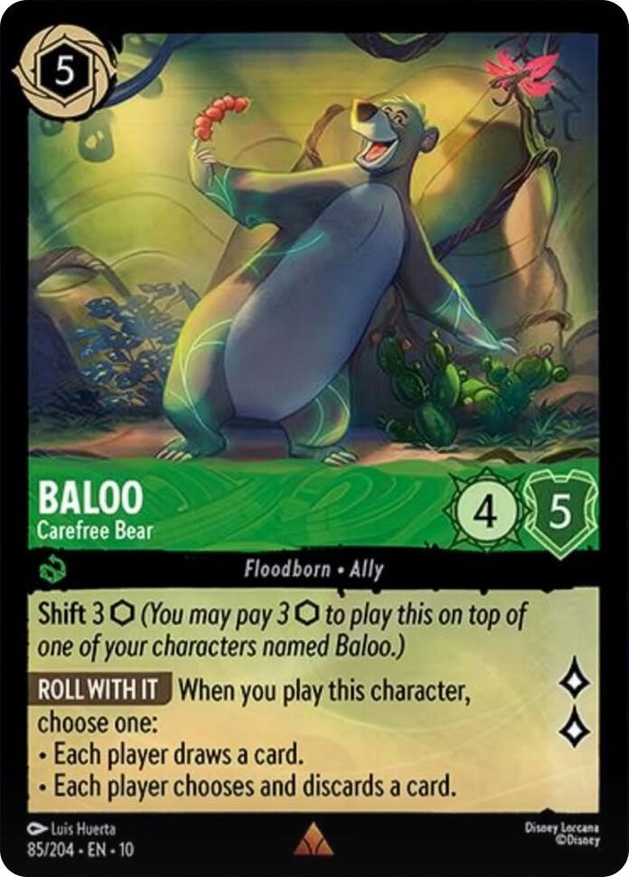 Baloo - Carefree Bear (85/204) [Whispers in the Well] | Clutch Gaming