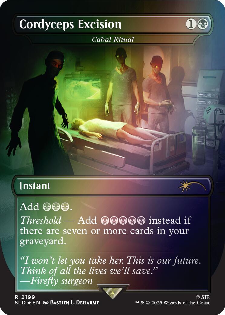 Cordyceps Excision - Cabal Ritual (Rainbow Foil) [Secret Lair Drop Series] | Clutch Gaming