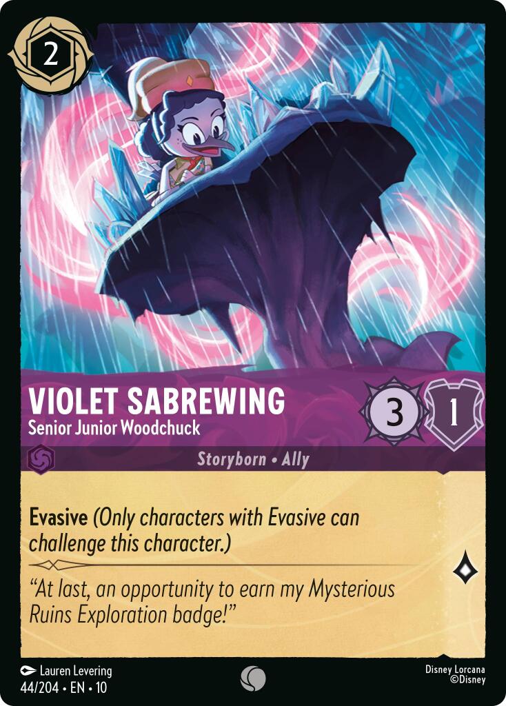 Violet Sabrewing - Senior Junior Woodchuck (44/204) [Whispers in the Well] | Clutch Gaming