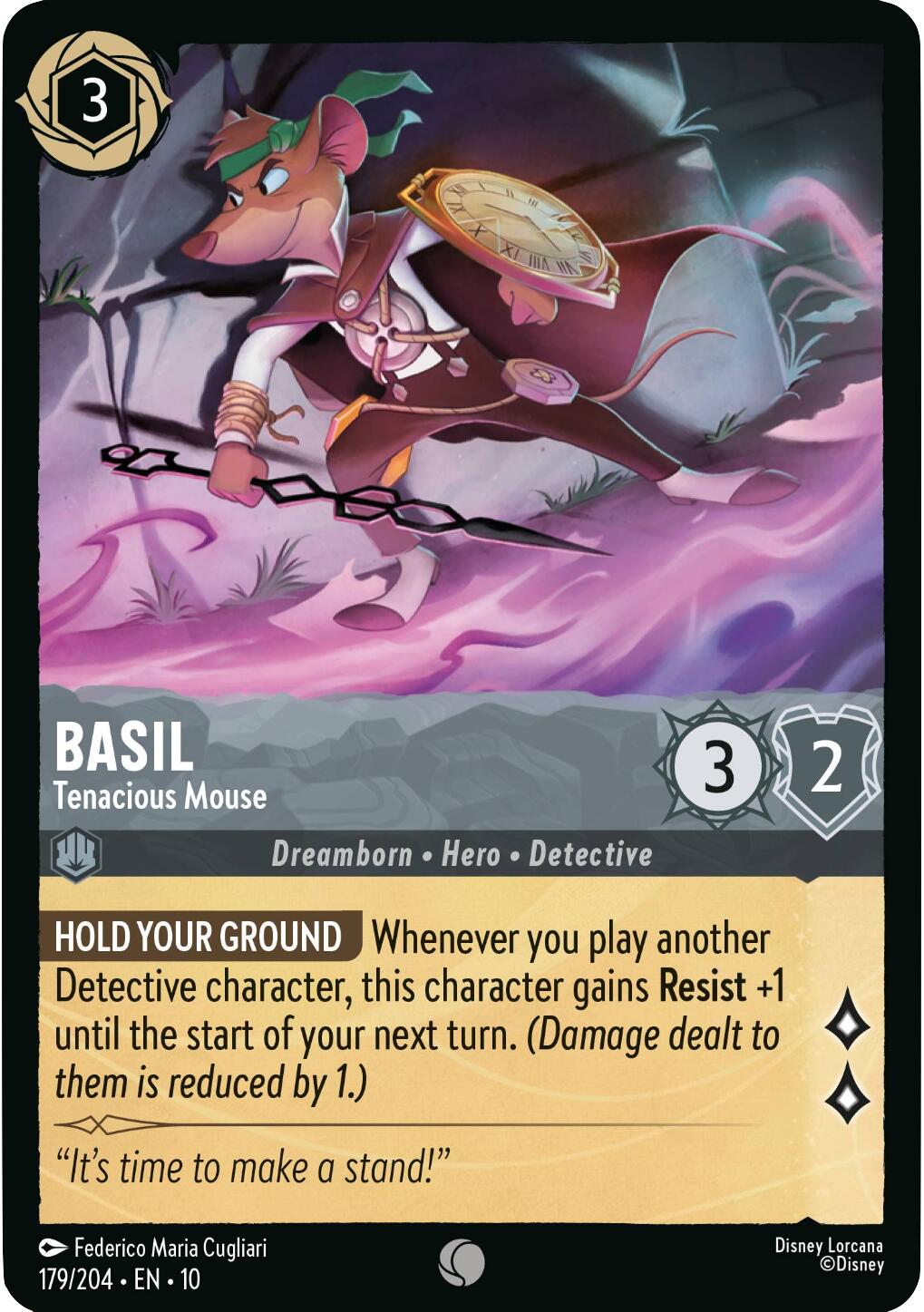 Basil - Tenacious Mouse (179/204) [Whispers in the Well] | Clutch Gaming