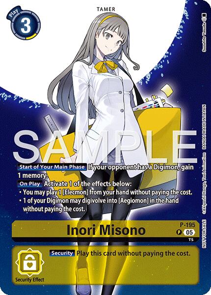 Inori Misono [P-195] (Digimon Story: Time Stranger Promo Pack) [Promotional Cards] | Clutch Gaming