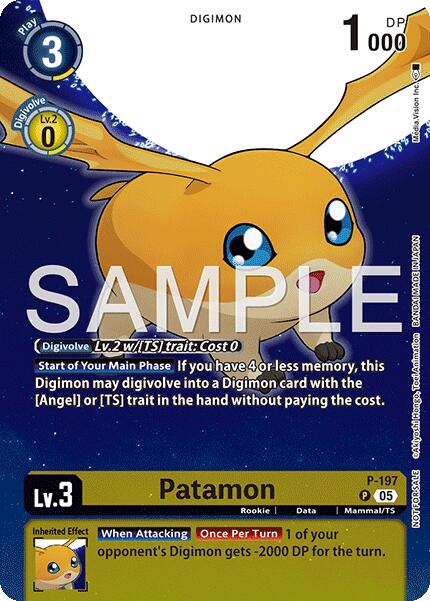 Patamon [P] (Digimon Story: Time Stranger Promo Pack) [Promotional Cards] | Clutch Gaming
