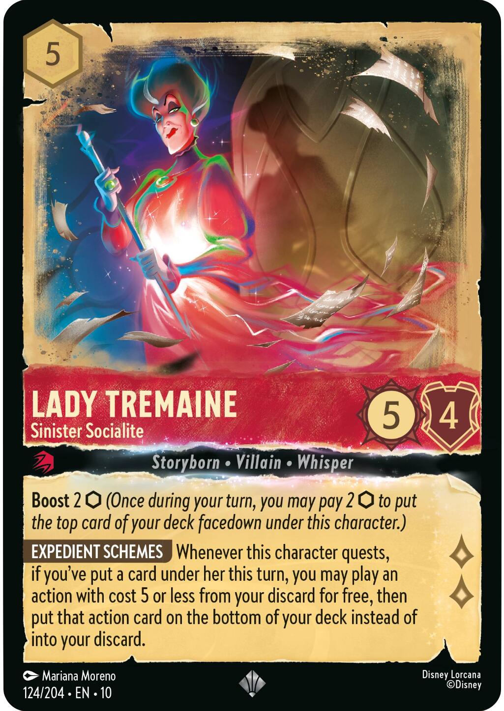 Lady Tremaine - Sinister Socialite (124/204) [Whispers in the Well] | Clutch Gaming
