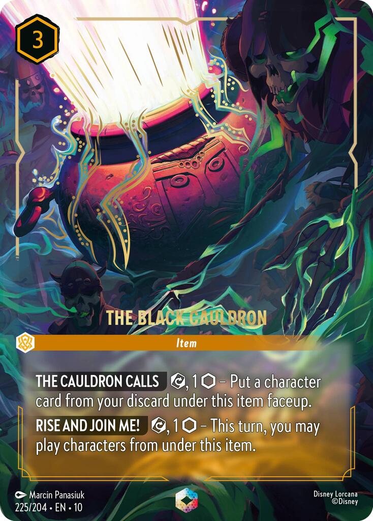 The Black Cauldron (Enchanted) (225/204) [Whispers in the Well] | Clutch Gaming