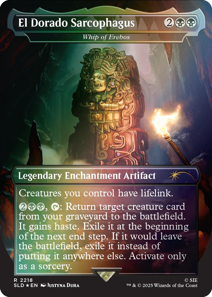 El Dorado Sarcophagus - Whip of Erebos (Rainbow Foil) [Secret Lair Drop Series] | Clutch Gaming