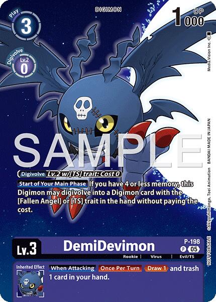 DemiDevimon [P] (Digimon Story: Time Stranger Promo Pack) [Promotional Cards] | Clutch Gaming