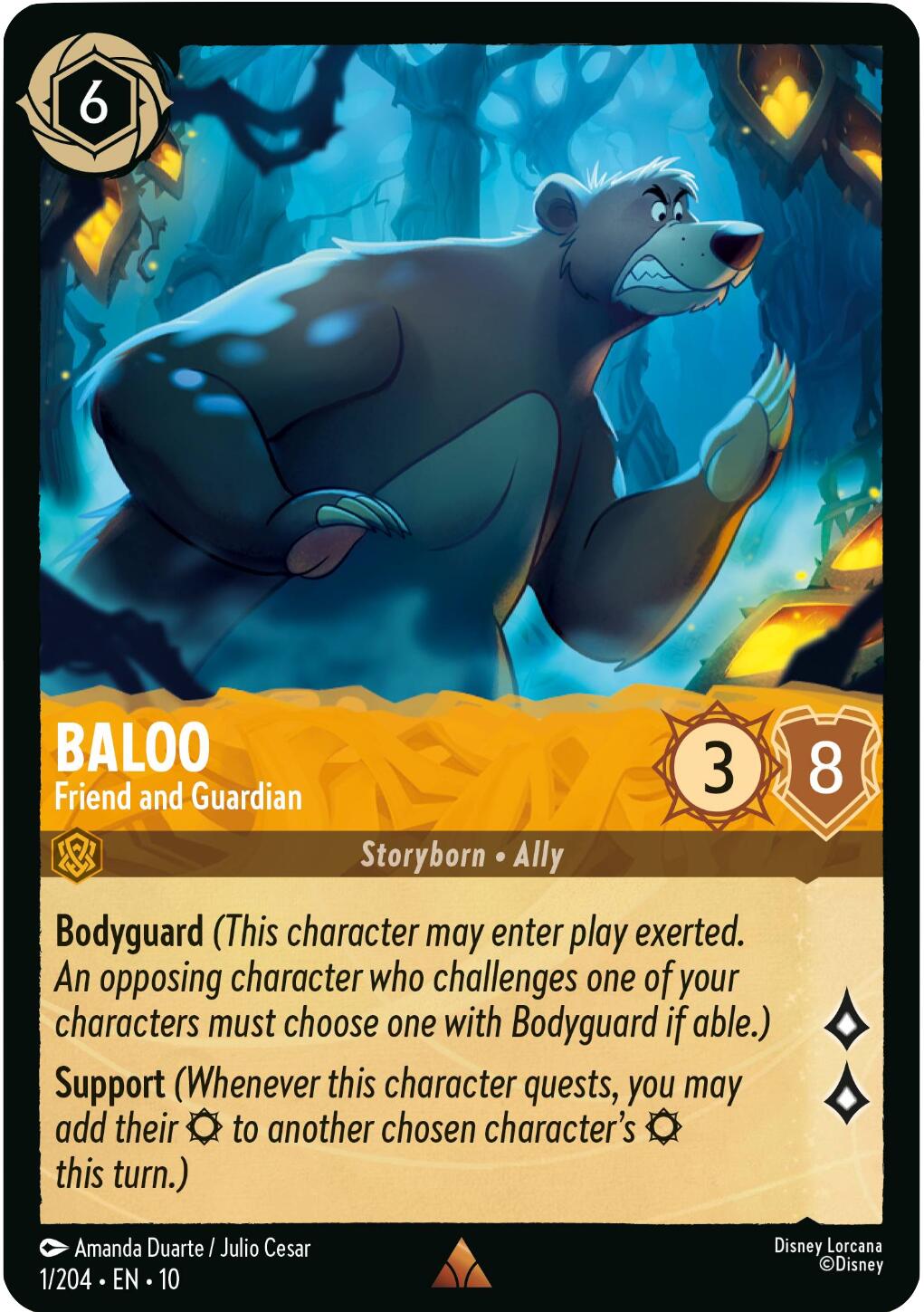 Baloo - Friend and Guardian (1/204) [Whispers in the Well] | Clutch Gaming
