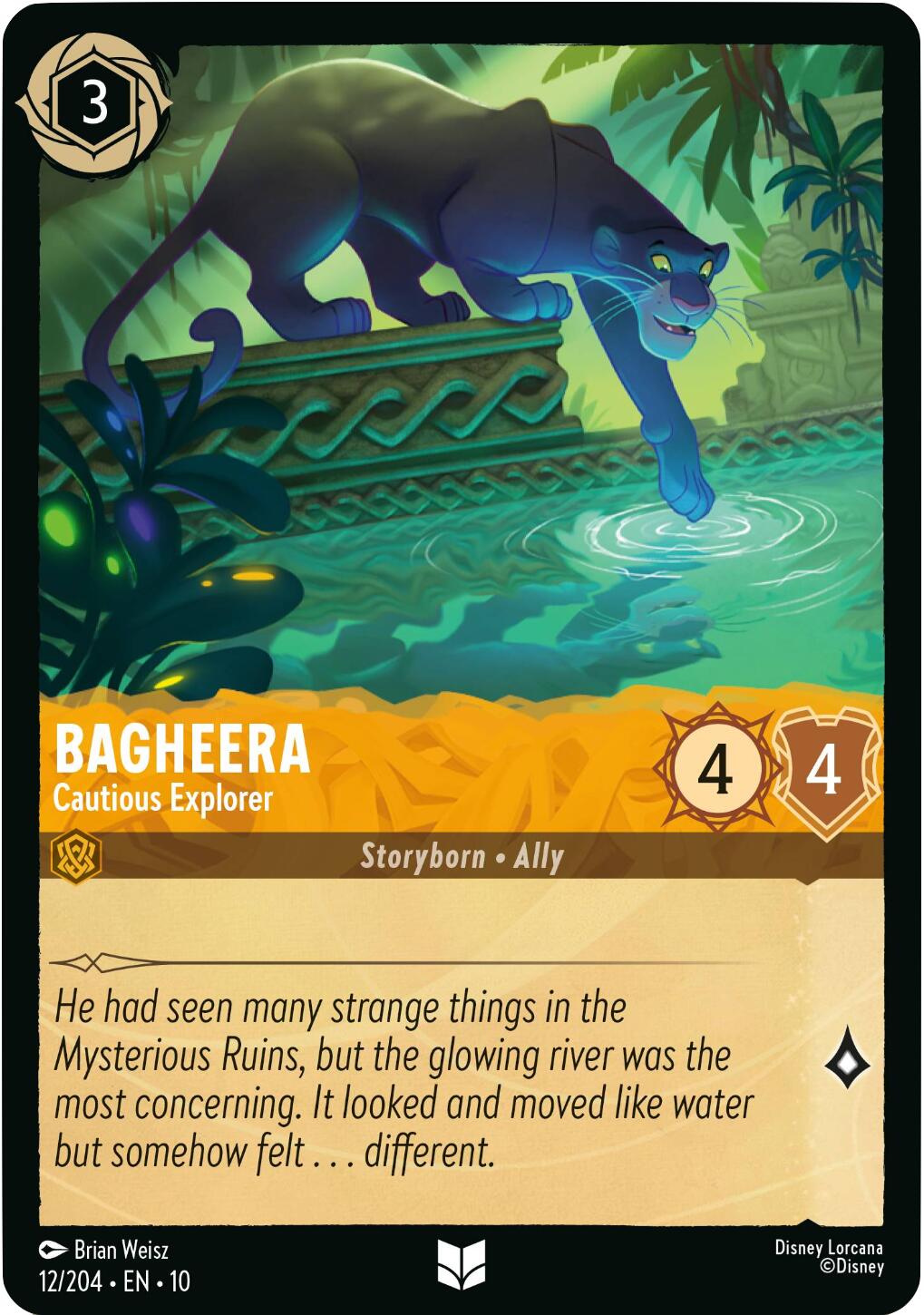 Bagheera - Cautious Explorer (12/204) [Whispers in the Well] | Clutch Gaming