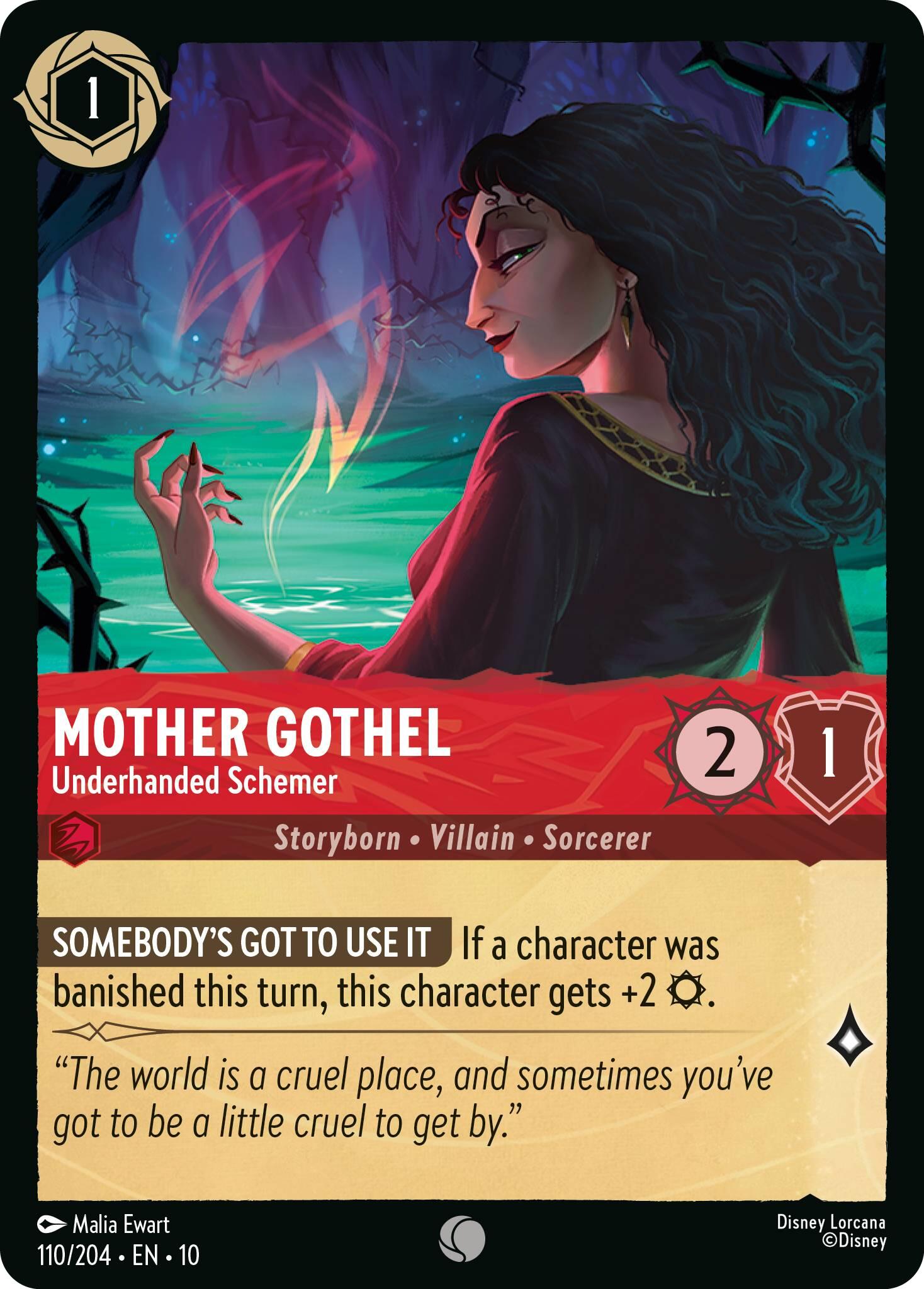 Mother Gothel - Underhanded Schemer (110/204) [Whispers in the Well] | Clutch Gaming