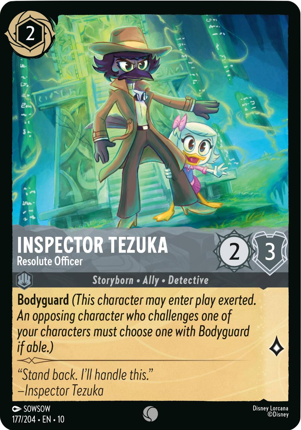 Inspector Tezuka - Resolute Officer (177/204) [Whispers in the Well] | Clutch Gaming