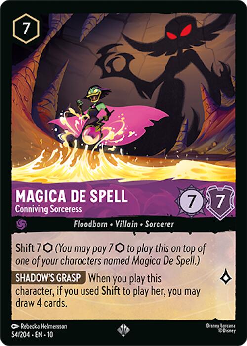 Magica De Spell - Conniving Sorceress (54/204) [Whispers in the Well] | Clutch Gaming