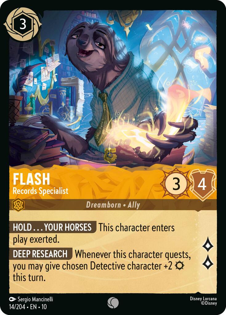 Flash - Records Specialist (14/204) [Whispers in the Well] | Clutch Gaming