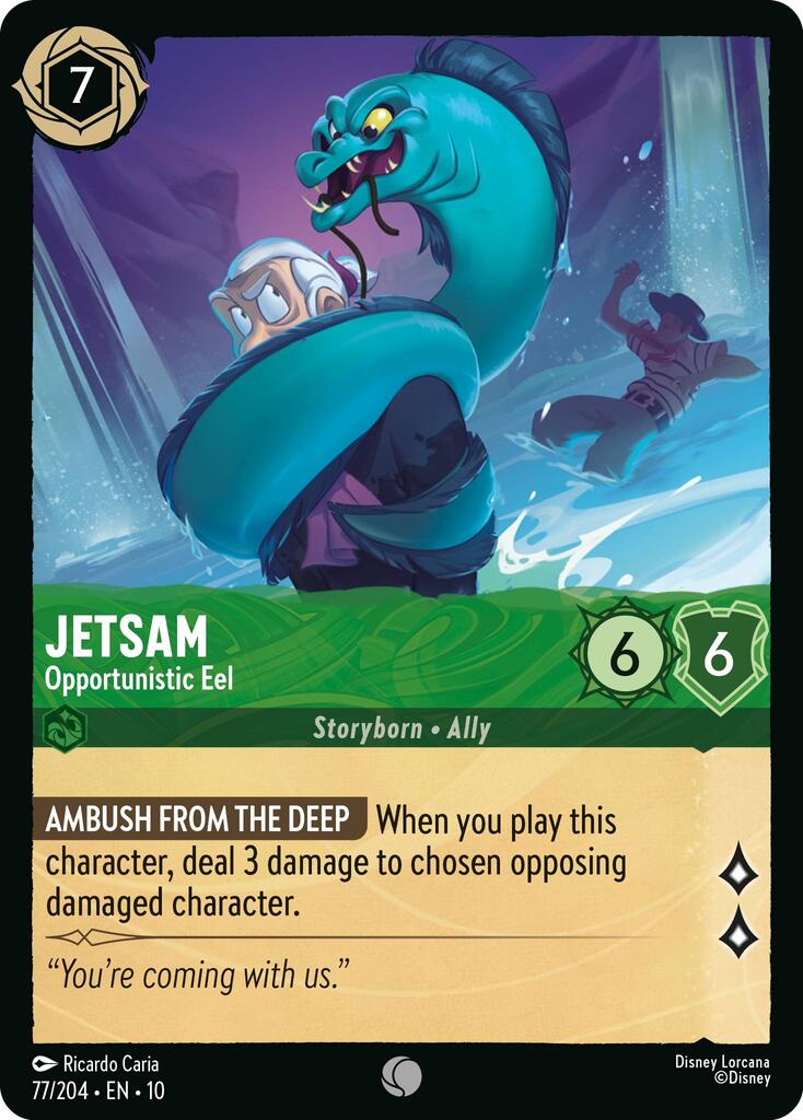 Jetsam - Opportunistic Eel (77/204) [Whispers in the Well] | Clutch Gaming