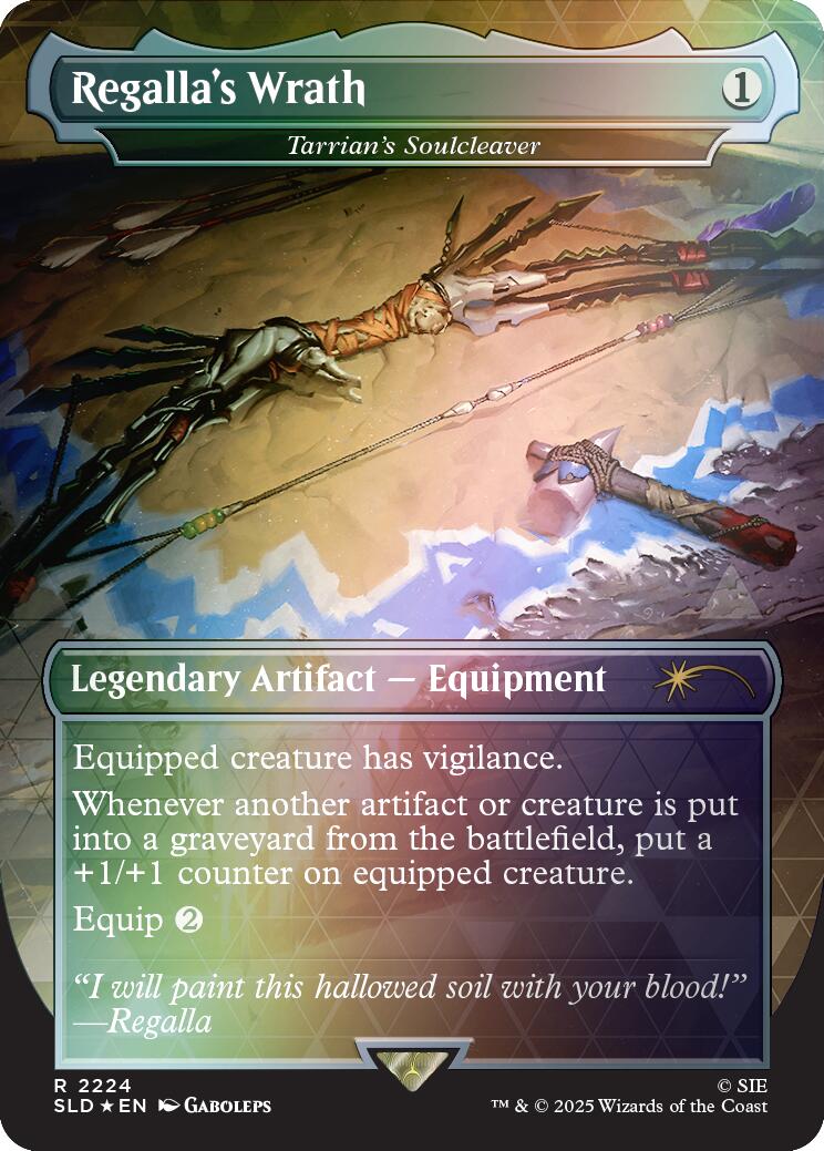Regalla's Wrath - Tarrian's Soulcleaver (Rainbow Foil) [Secret Lair Drop Series] | Clutch Gaming