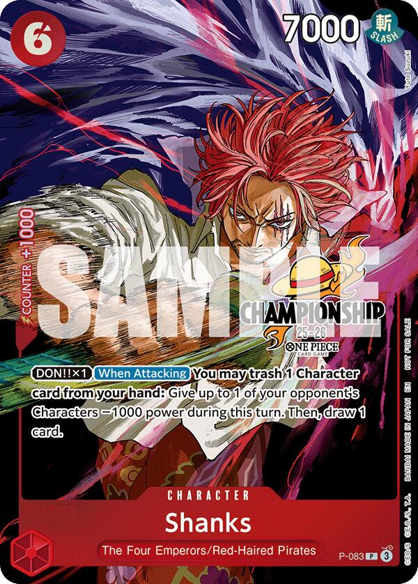 Shanks (CS 25-26 Event Pack Finalist Ver.) [One Piece Promotion Cards] | Clutch Gaming