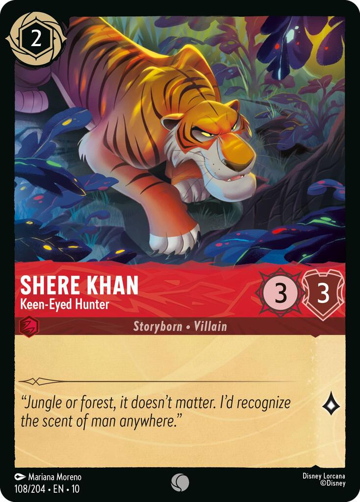 Shere Khan - Keen-Eyed Hunter (108/204) [Whispers in the Well] | Clutch Gaming