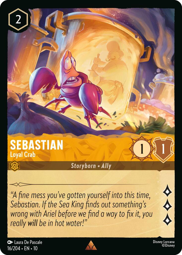 Sebastian - Loyal Crab (16/204) [Whispers in the Well] | Clutch Gaming