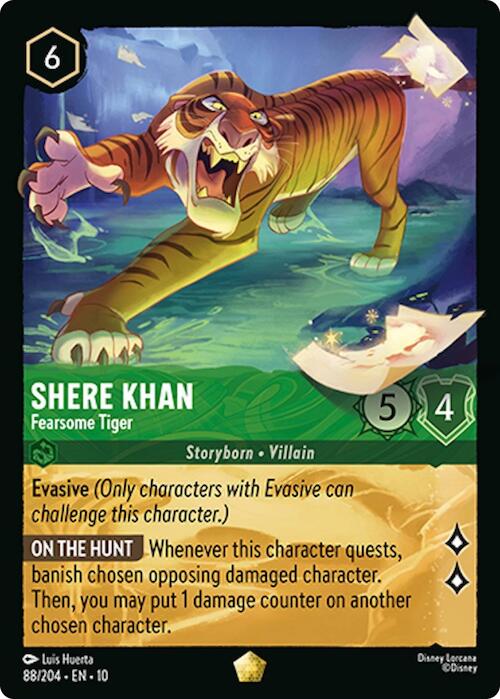 Shere Khan - Fearsome Tiger (88/204) [Whispers in the Well] | Clutch Gaming