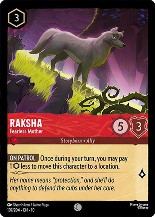 Raksha - Fearless Mother (107/204) [Whispers in the Well] | Clutch Gaming
