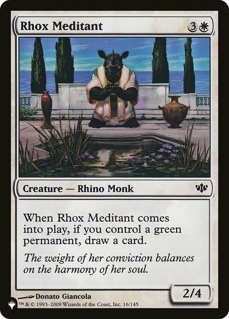 Rhox Meditant [The List Reprints] | Clutch Gaming