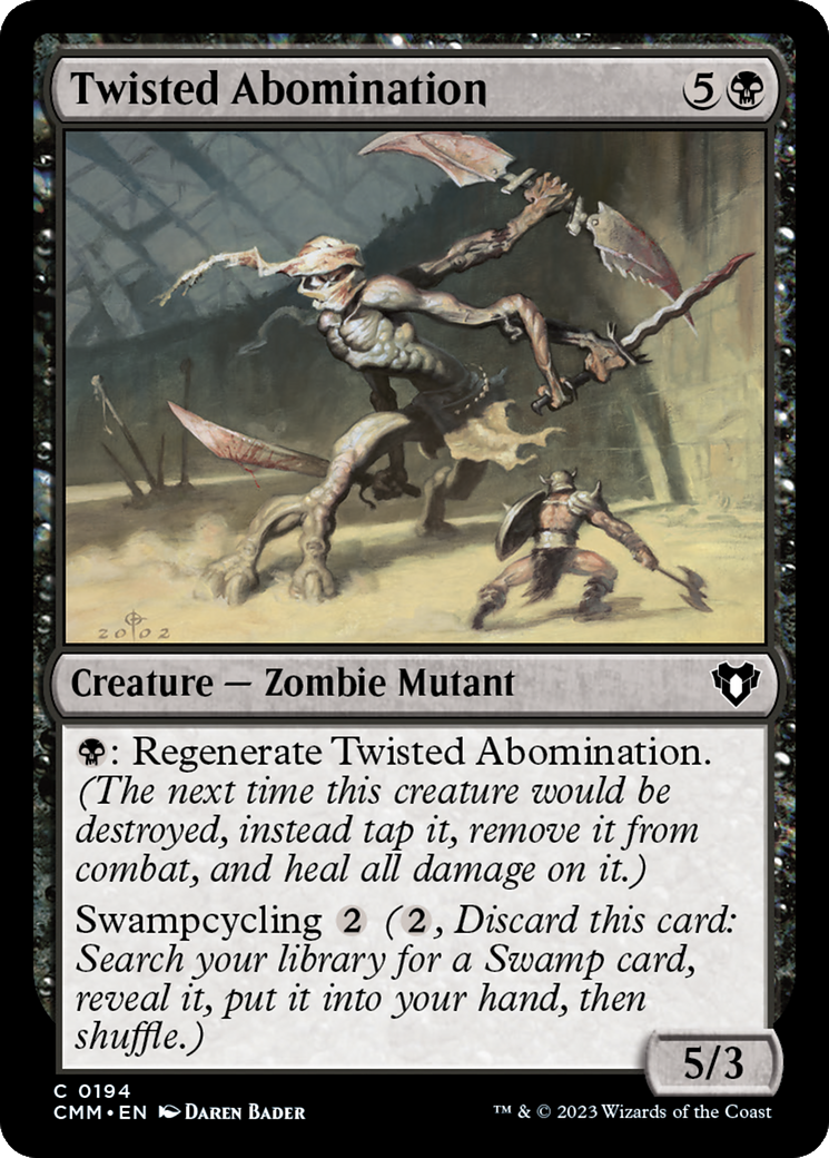 Twisted Abomination [Commander Masters] | Clutch Gaming