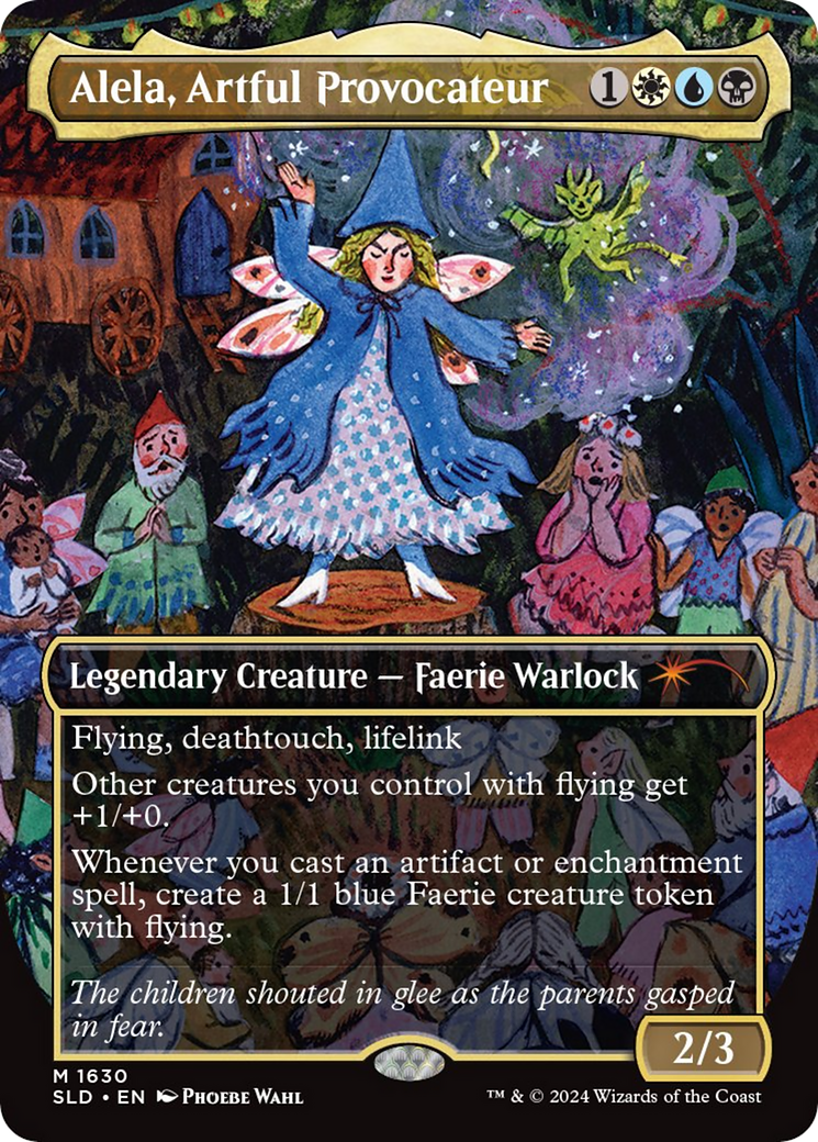 Alela, Artful Provocateur (1630) (Rainbow Foil) [Secret Lair Drop Series] | Clutch Gaming